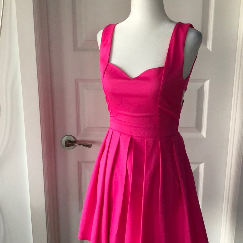 NWT Tea & Cup Pink Dress with heart cut out